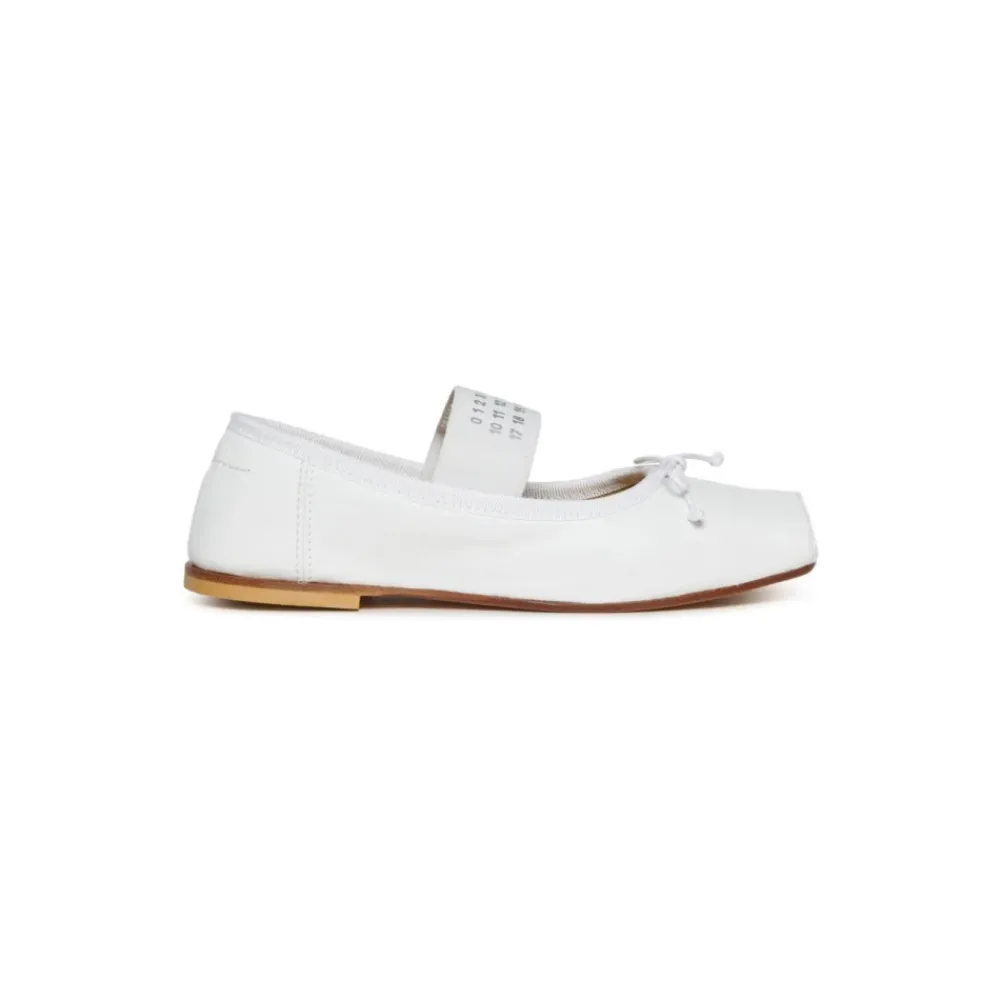 Ballerinasko<MM6 Maison Margiela Ballerina Hvid