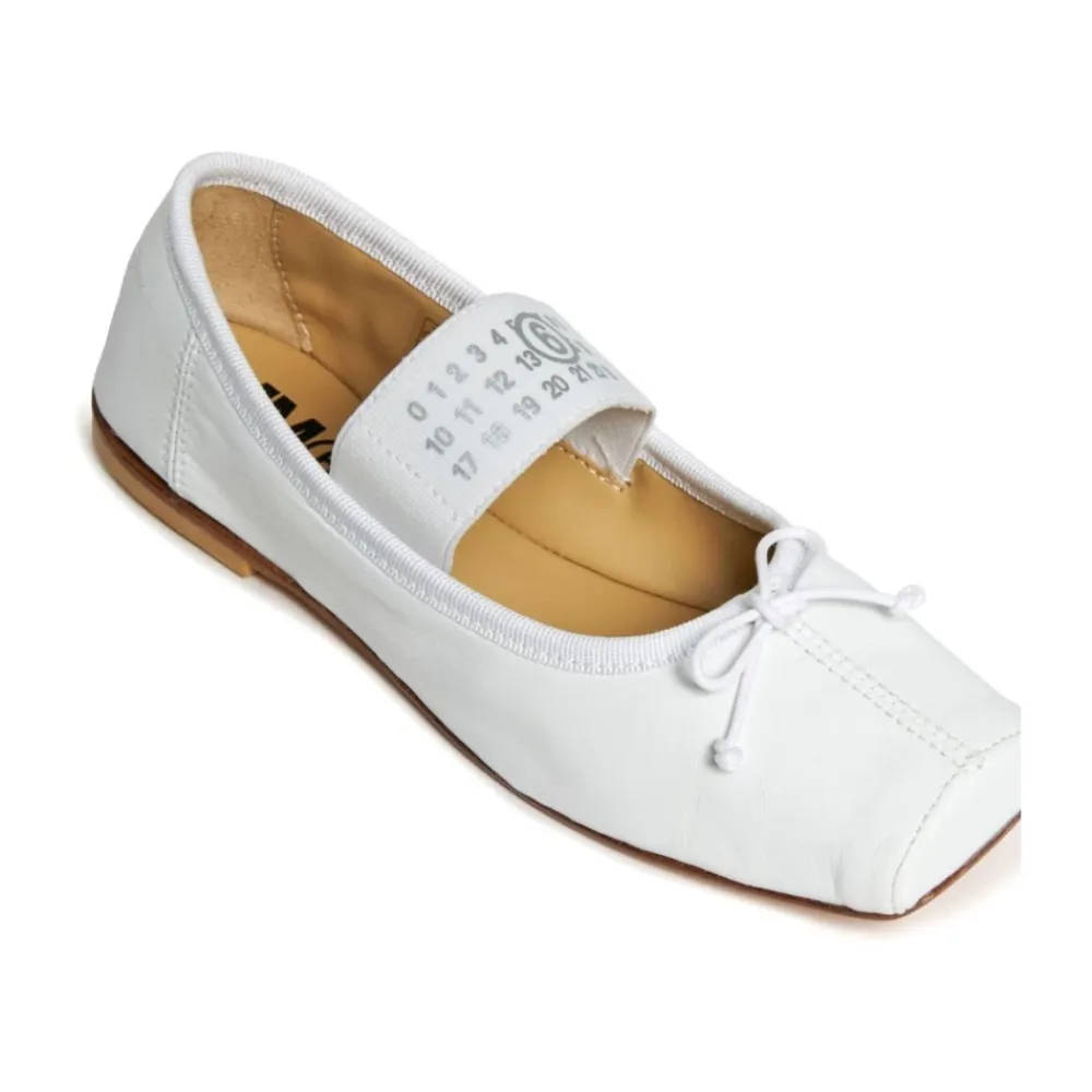 Ballerinasko<MM6 Maison Margiela Ballerina Hvid