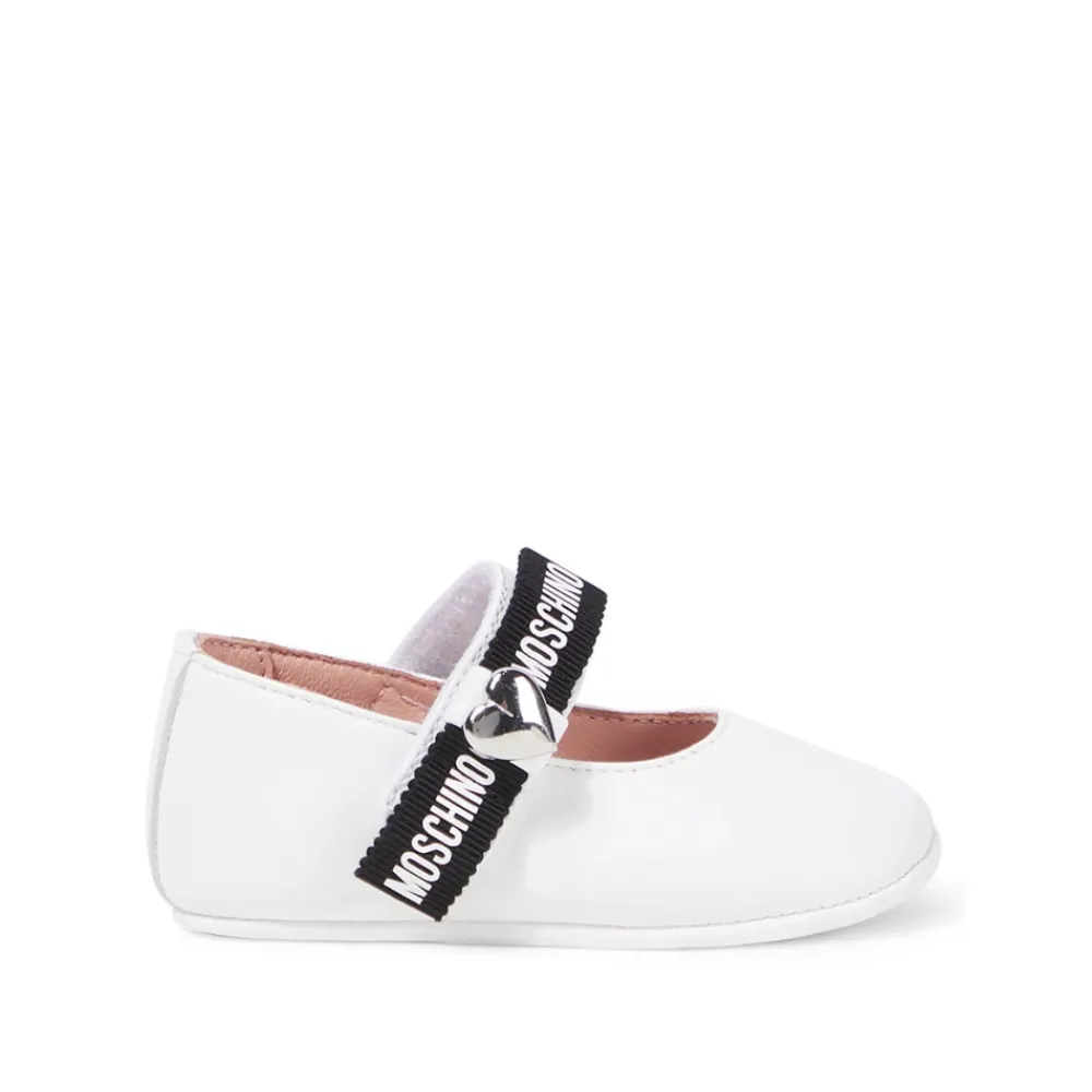 Ballerinasko<Moschino Ballerina Hvid