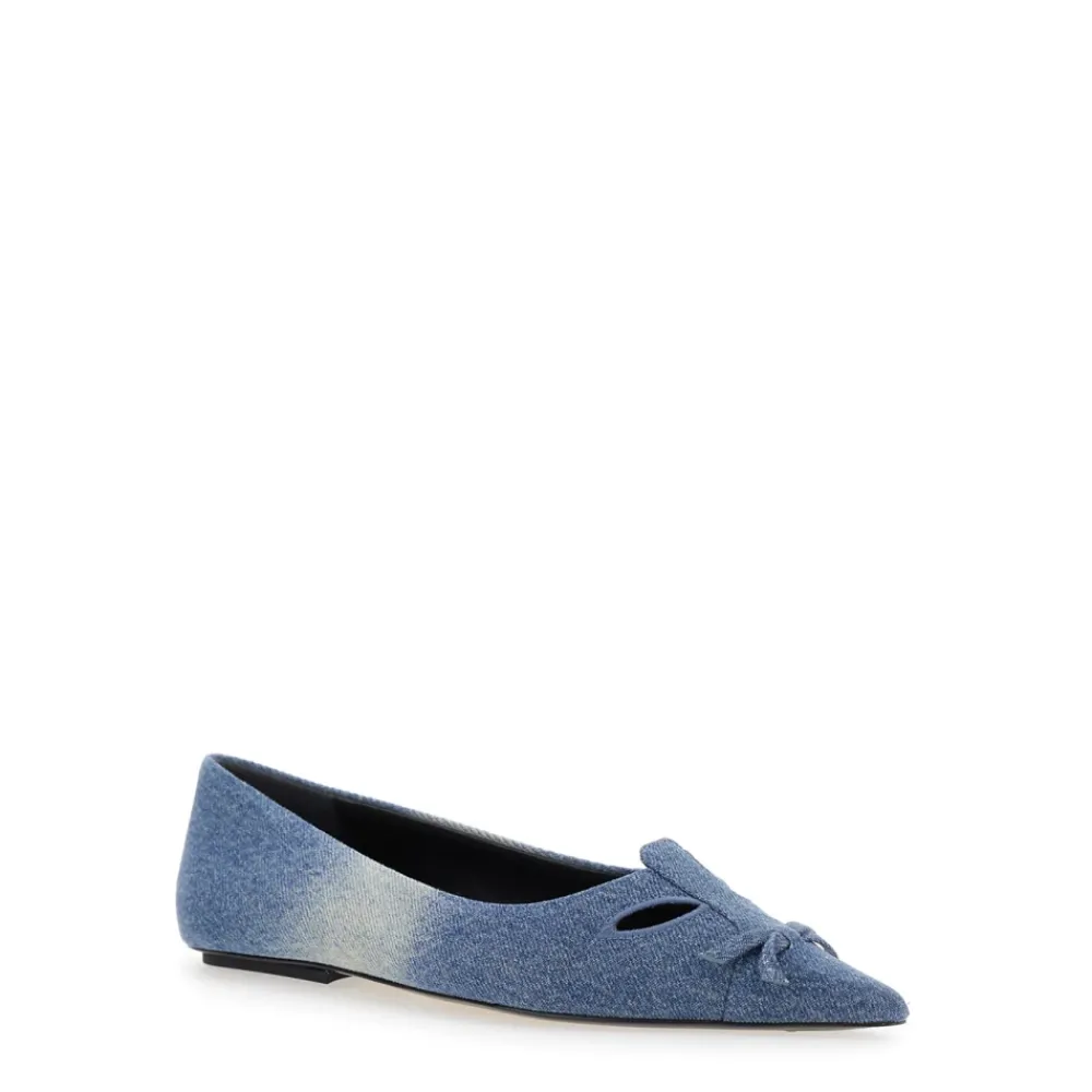Ballerina Sko<Marc Jacobs Ballerina Flade Sko Blå
