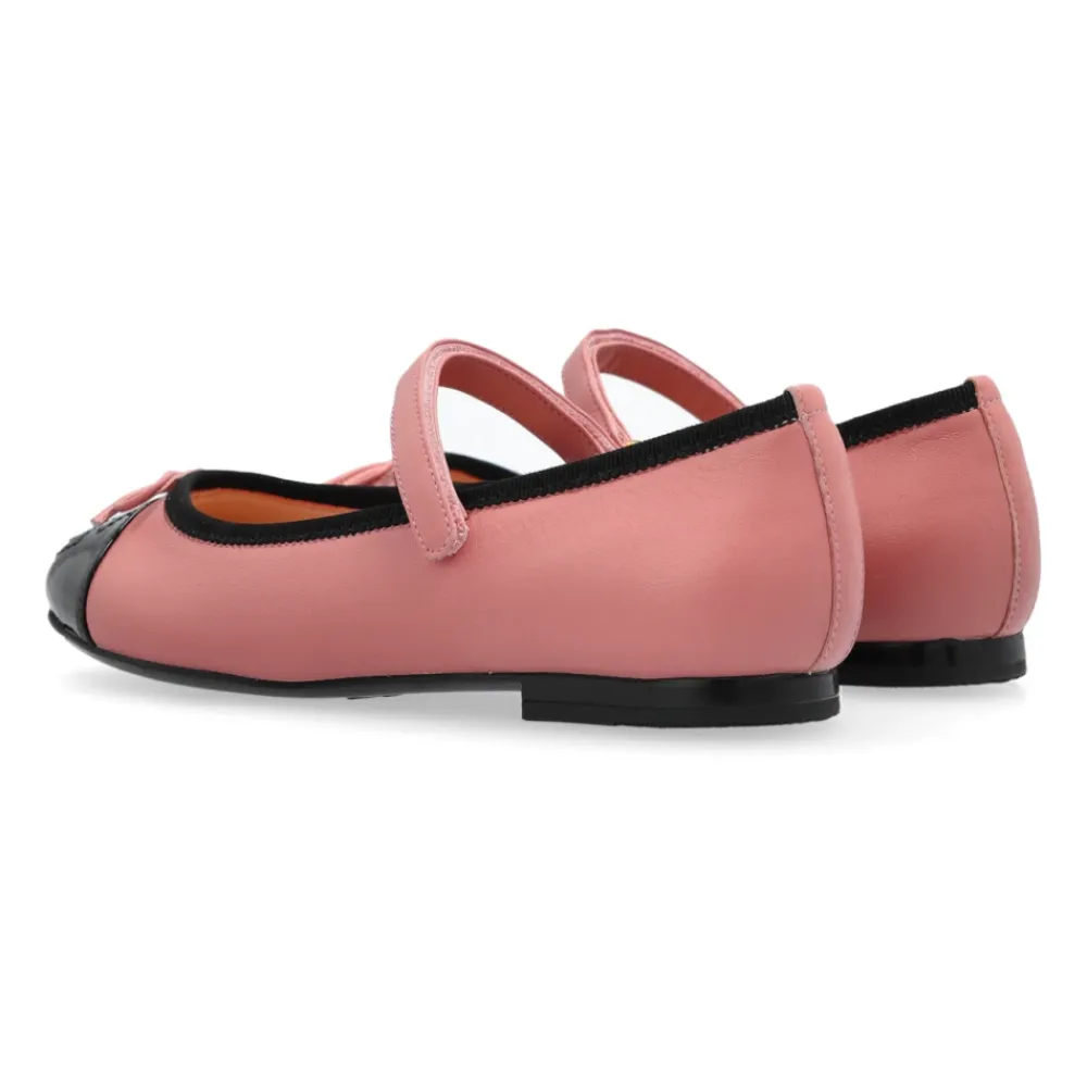 Ballerinasko^Dolce & Gabbana Ballerinaflats med logo Pink