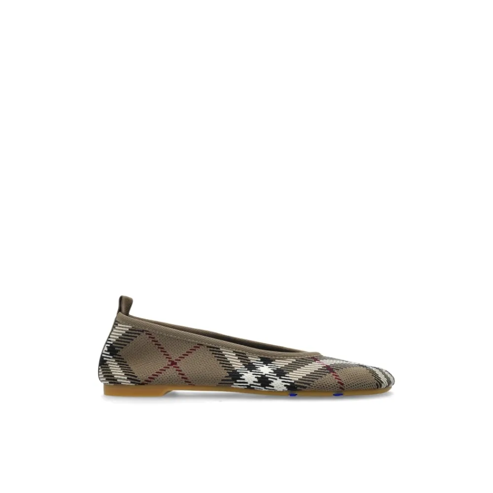 Ballerina Sko^Burberry Ballet Flats Baby Grøn