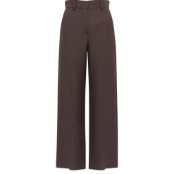 Bukser<Weekend Max Mara Ballo Wide Trousers Brun