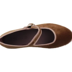 Ballerinasko^Flabelus Balthasar Velvet Ballet Flats Brun