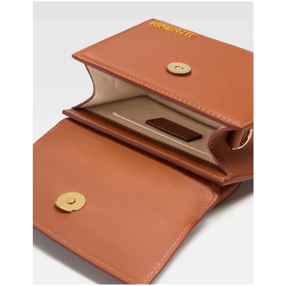 Bæltetasker<Jacquemus Bambino Mini Flap Bag Brun