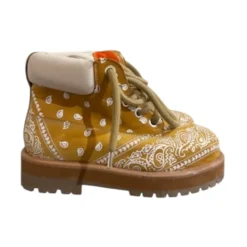 Vinterstøvler^PDF Bandana-print High Top Sneakers Gul