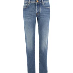 Jeans^Jacob Cohën Bard Regular-Slim 5 Pocket Jeans Blå