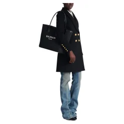 Indkøbstasker^Balmain B-Army 42 Tote Sort
