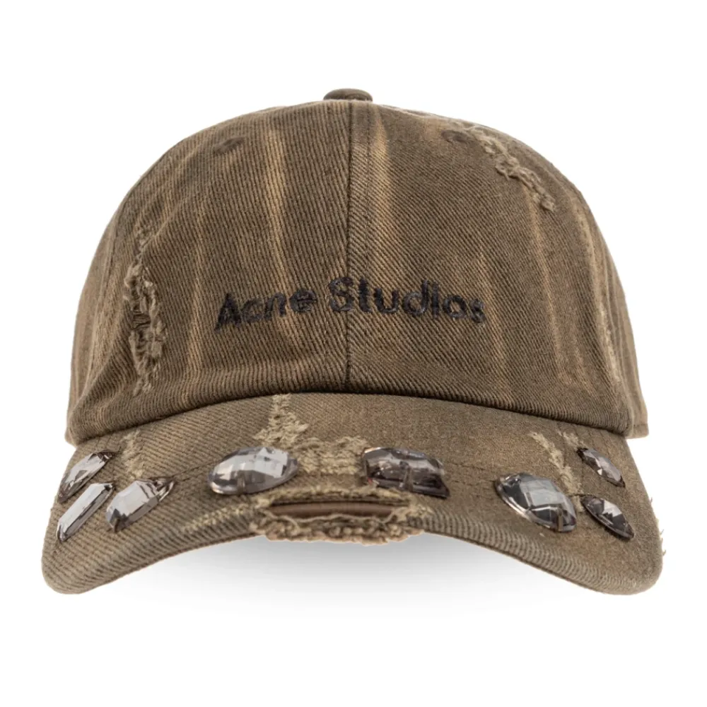 Huer, Kasketter & Hatte|Huer & Kasketter<Acne Studios Baseball Cap Brun
