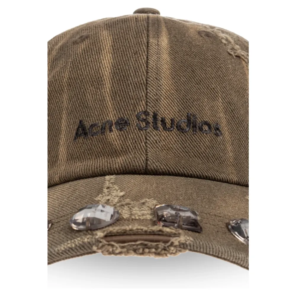 Huer, Kasketter & Hatte|Huer & Kasketter<Acne Studios Baseball Cap Brun