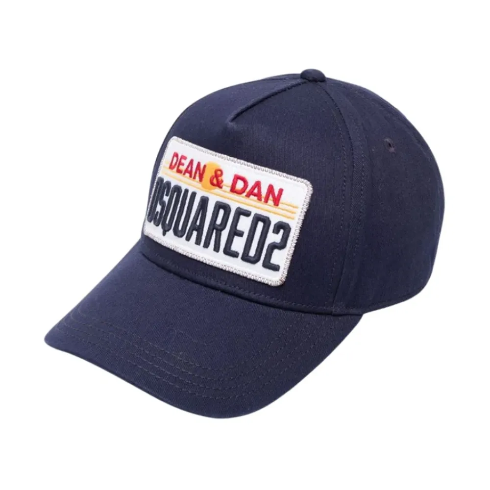 Huer & Kasketter<Dsquared2 Baseball Cap Blå