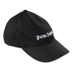 Huer & Kasketter<Palm Angels Baseballkasket i bomuldscanvas Sort