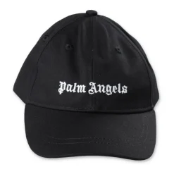 Huer & Kasketter<Palm Angels Baseballkasket i bomuldscanvas Sort