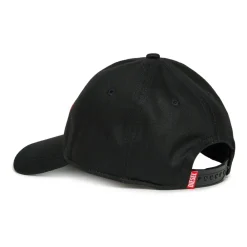 Huer & Kasketter<Diesel Baseballkasket i gabardine med kontrasterende label Sort