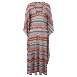 Bluser & Skjorter<Missoni Batwing Sleeve Beach Caftan Multifarvet