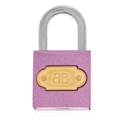 Tilbehør Til Tasker<Balenciaga BB Padlock Charm Pink