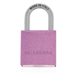 Tilbehør Til Tasker<Balenciaga BB Padlock Charm Pink