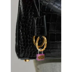 Tilbehør Til Tasker^Balenciaga BB Padlock Pendant Pink