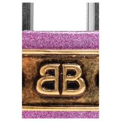 Tilbehør Til Tasker^Balenciaga BB Padlock Pendant Pink