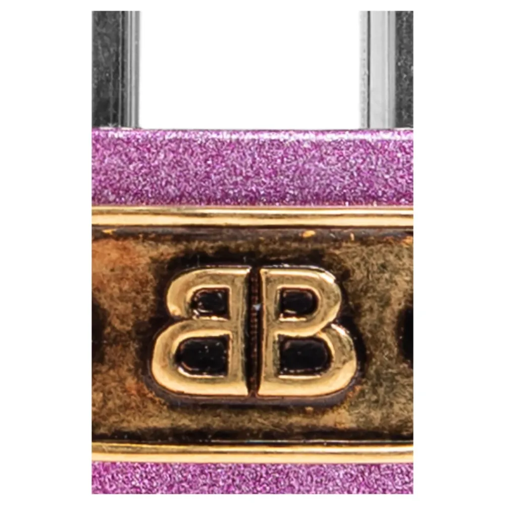 Tilbehør Til Tasker^Balenciaga BB Padlock Pendant Pink