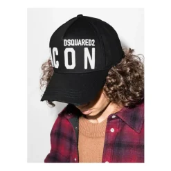 Huer, Kasketter & Hatte<Dsquared2 Be Icon Baseball Cap Sort
