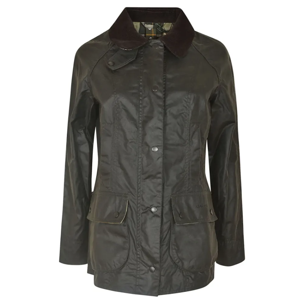 Regntøj<Barbour Beadnell Wax Jacket Grøn