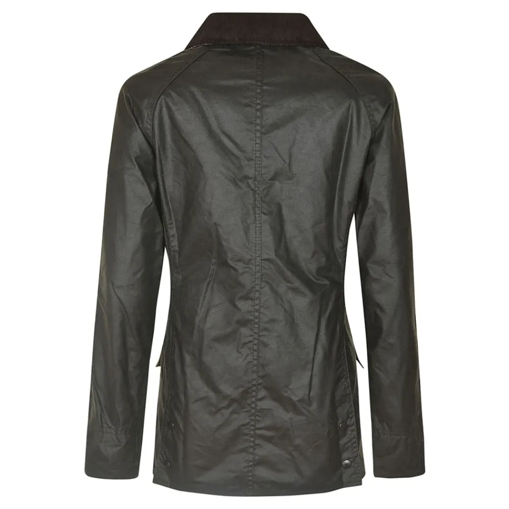 Regntøj<Barbour Beadnell Wax Jacket Grøn