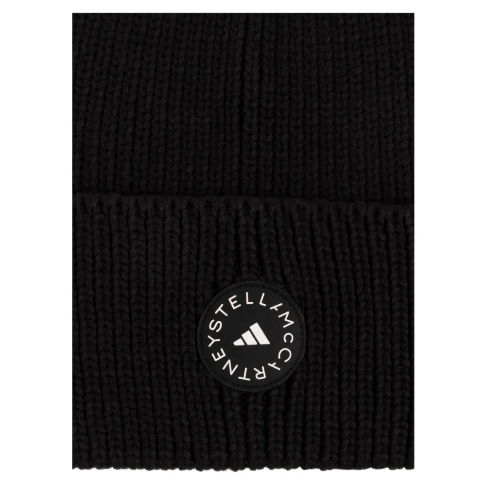 Huer & Kasketter^Adidas by Stella McCartney Beanie med logo Sort