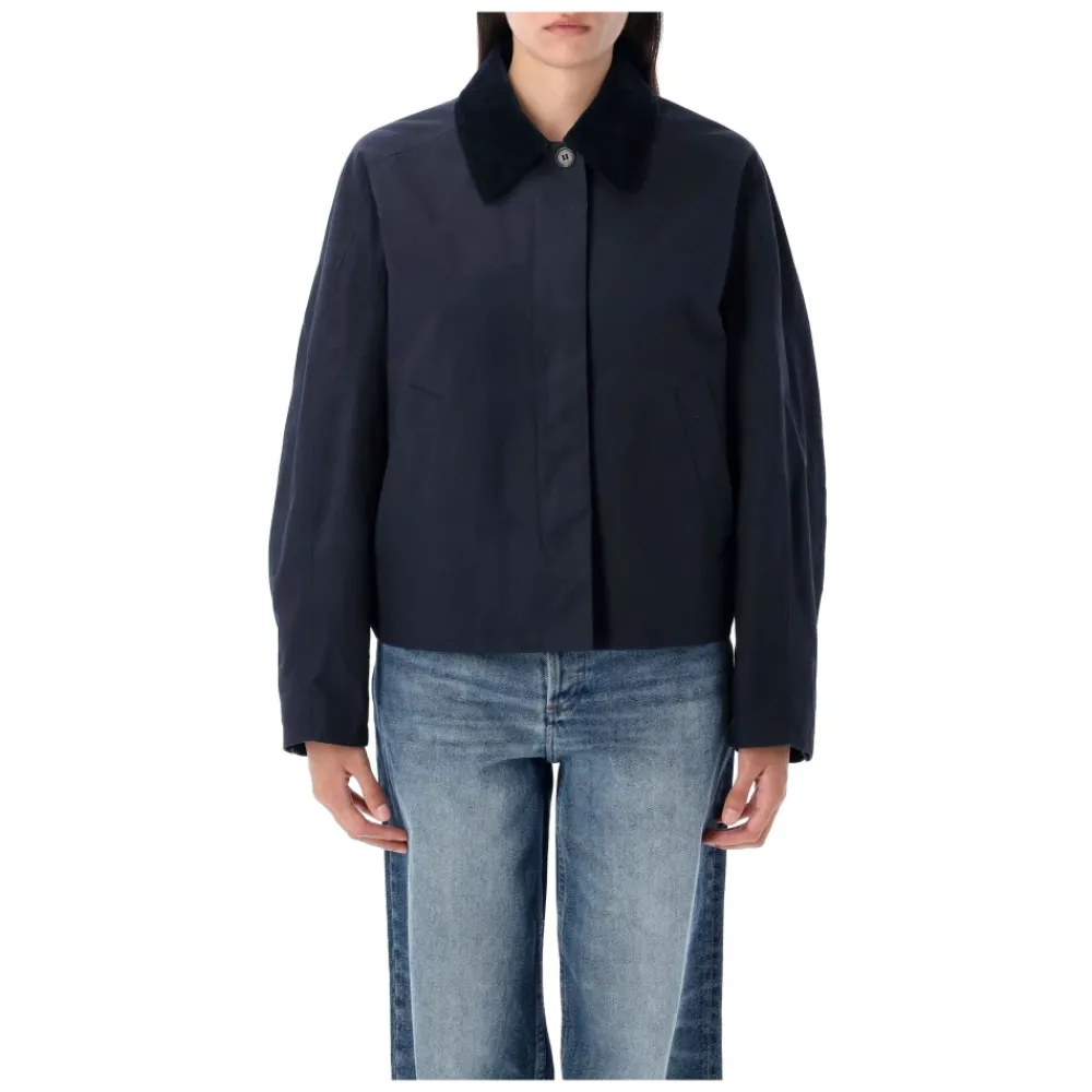 Jakker^A.P.C. Becca Cropped Jakke Blå