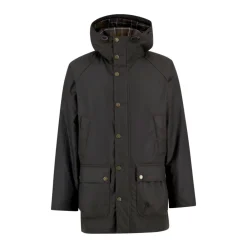 Frakker<Barbour Bedale Wax Parka Grøn
