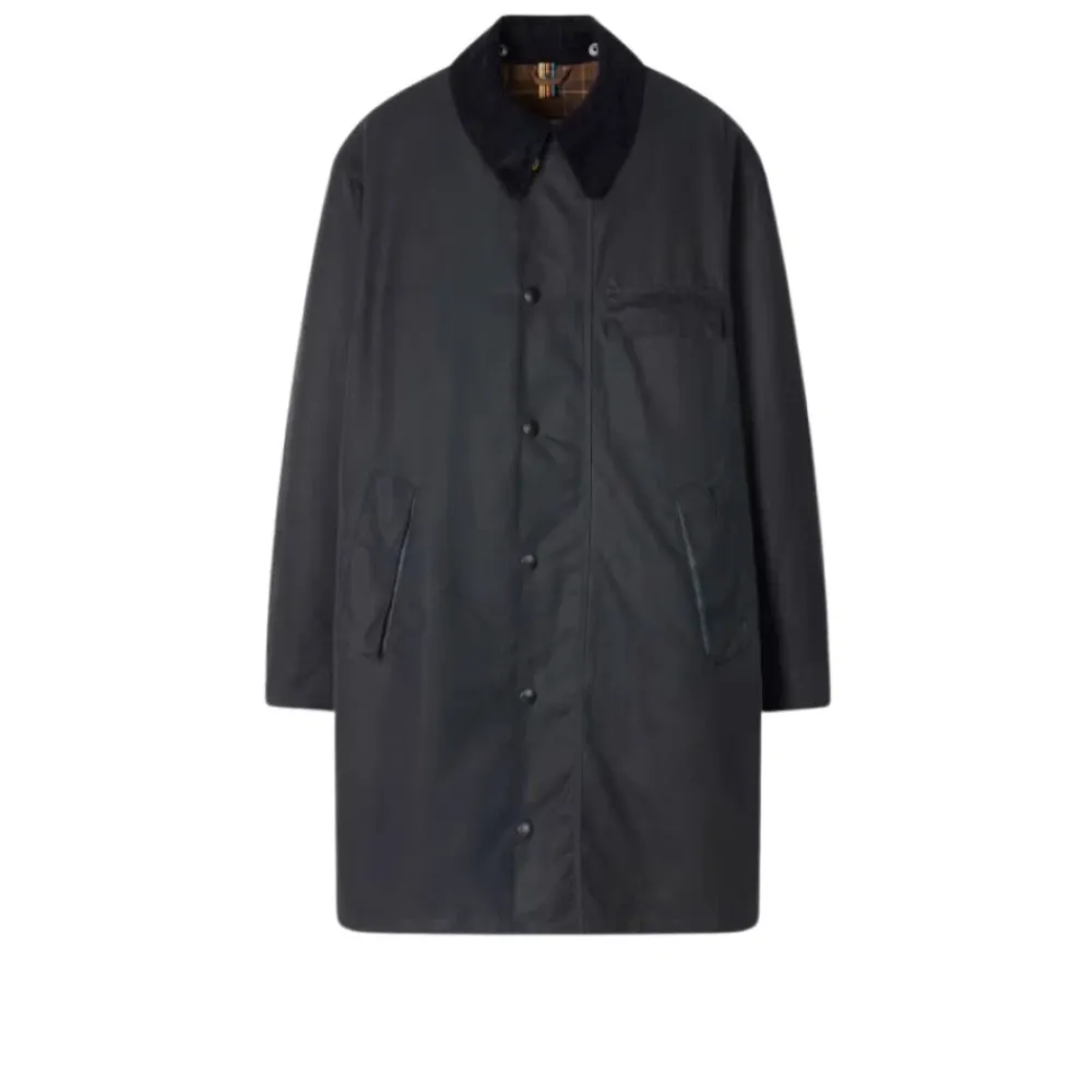 Frakker<Barbour Beeston Wax Jacket Blå