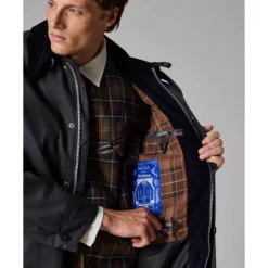 Frakker<Barbour Beeston Wax Jacket Blå