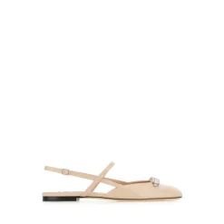 Ballerina Sko<Jimmy Choo Behagelige hjemmesko til ultimativ komfort Beige
