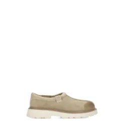 Hjemmesko<UGG Flade Sko i Ruskind Beige