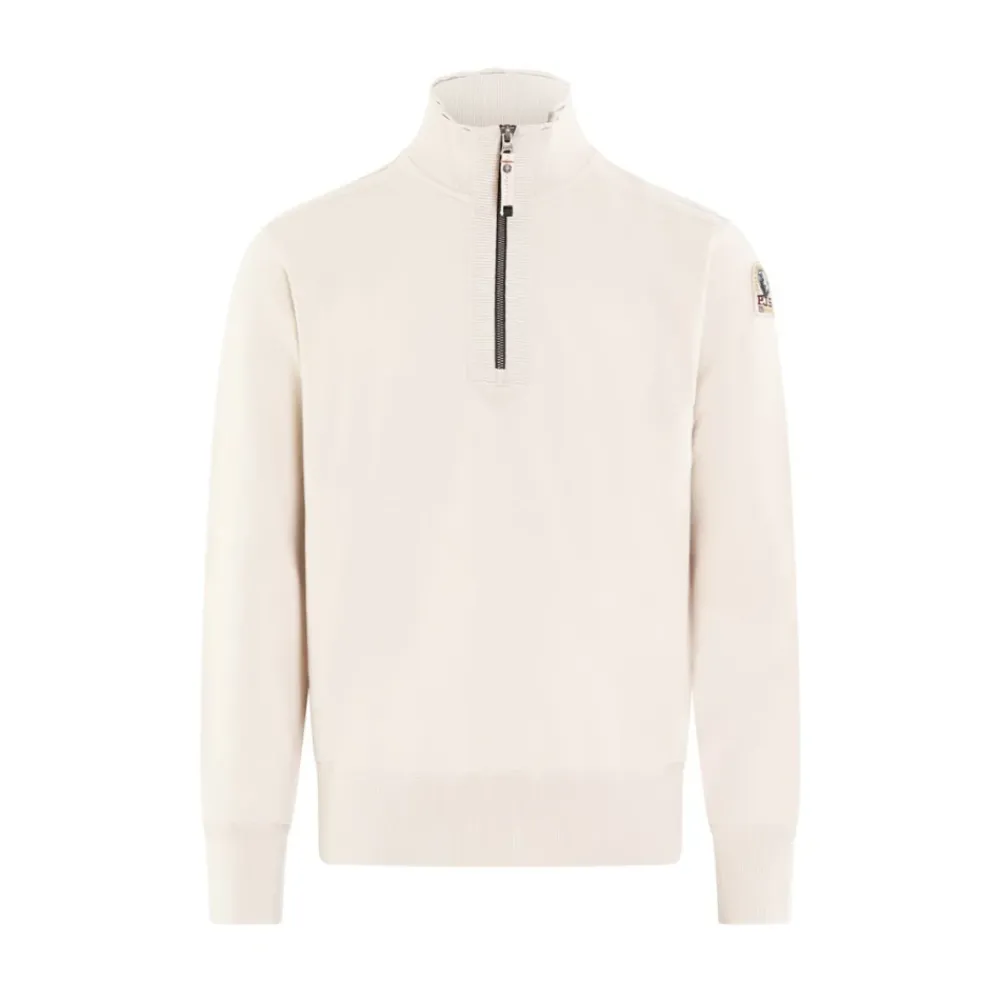 Strik^Parajumpers Half Zip Stilfuld Jakke Beige