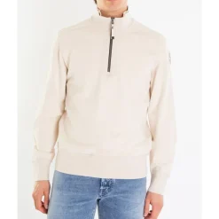 Strik^Parajumpers Half Zip Stilfuld Jakke Beige