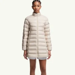 Jakker^Moncler Mellemlang Dunjakke Beige