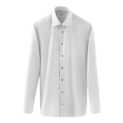 Skjorter^Eton Semi Solid Twill Slim Fit Skjorte Beige