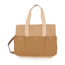Tasker<Chloé skiftetaske med Fasciatoio Beige
