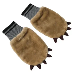 Handsker^Dolce & Gabbana Strikkede Pels Håndledshandsker Beige