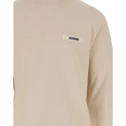 Sweatshirts^Jacquemus Sweatshirt AW25 Stilfuld Bomuld Beige