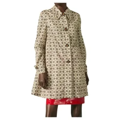 Frakker<Gucci Trench Coat Kvinders Mode Beige
