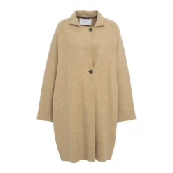Frakker<Harris Wharf London Uldfrakke Elegant Knappelukning Beige