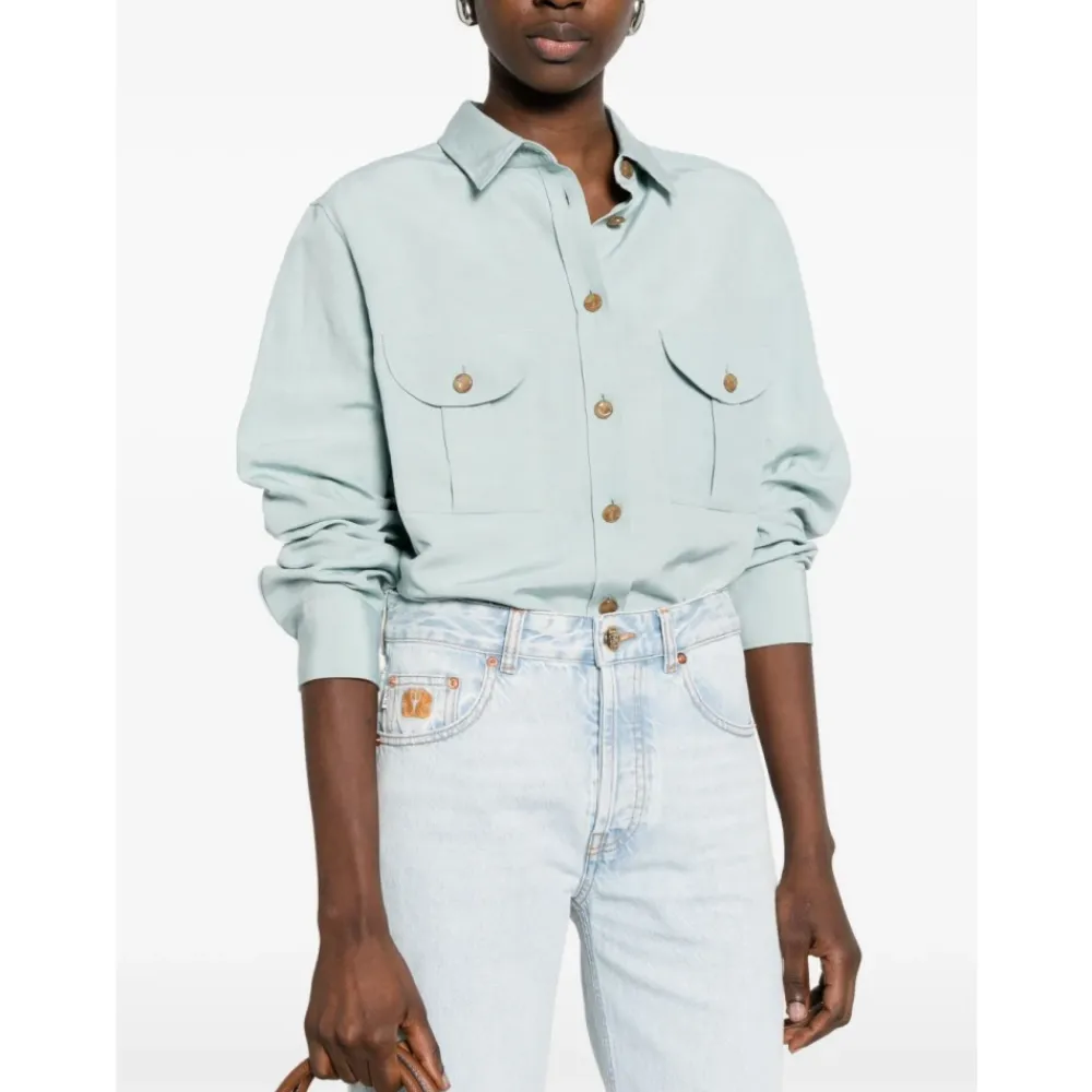Bluser & Skjorter^Blazé Milano Berber Shirt Blå