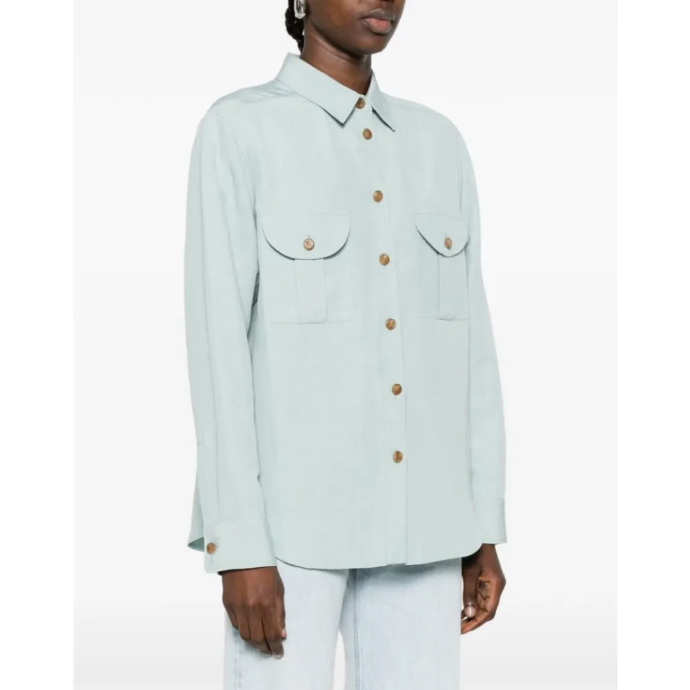 Bluser & Skjorter^Blazé Milano Berber Shirt Blå