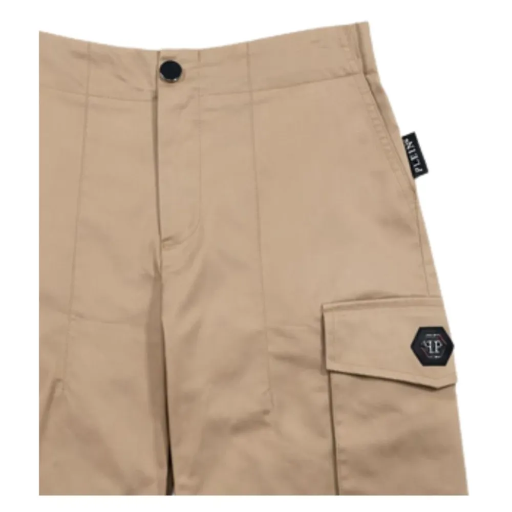 Underdele^Philipp Plein Bermuda Shorts Beige