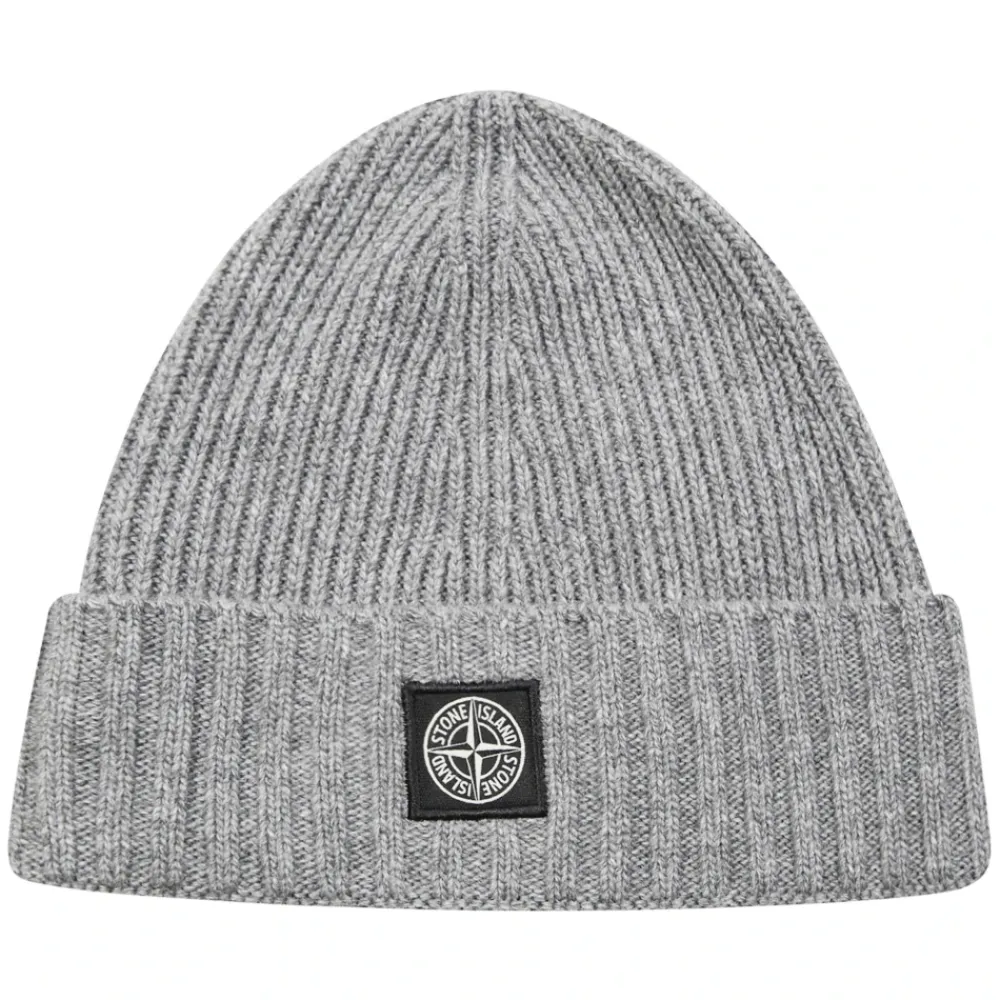 Huer & Kasketter<Stone Island Berretto Badge Grå