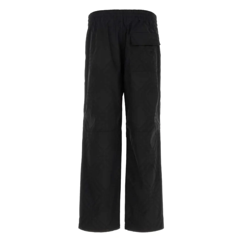Træningsbukser & Tights^Burberry Bias Check Nylon Cargo Trousers Sort