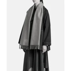 Tørklæder^Loewe Bicolour Anagram Scarf Grøn