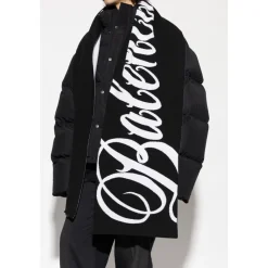 Halstørklæder Og Tørklæder^Balenciaga Big B Scarf Sort